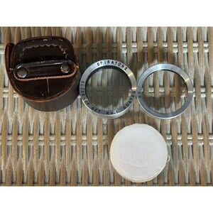 Spiratone Paralax Correction close up lens 8et No. 1 Set & Leather Case